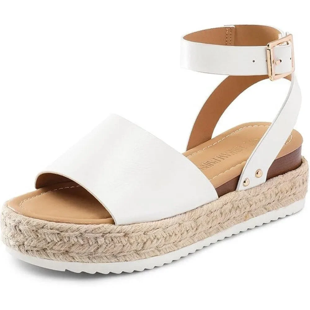 Dream Pairs Womens 8.5 White 2.5